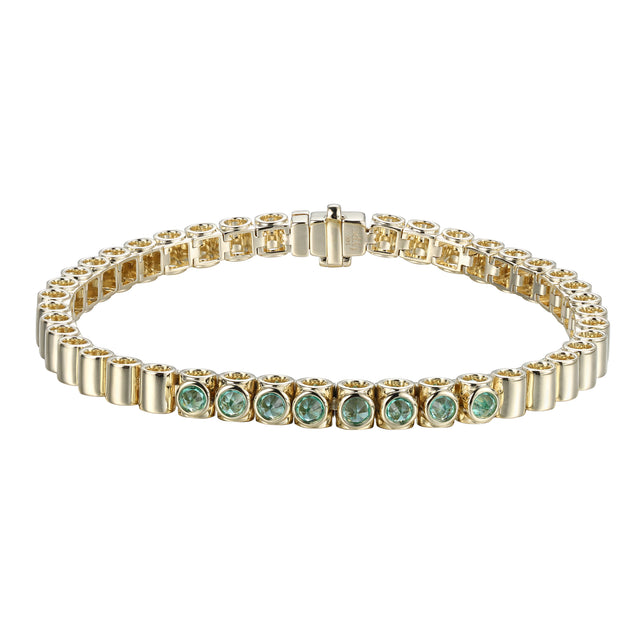 Emerald Tubbo Tennis Bracelet