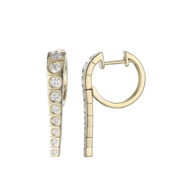 Diamond Leggo Earrings