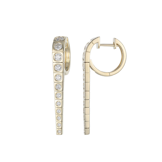 Diamond Large Leggo Earrings
