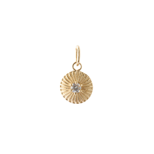 April Diamond Birthstone Charm