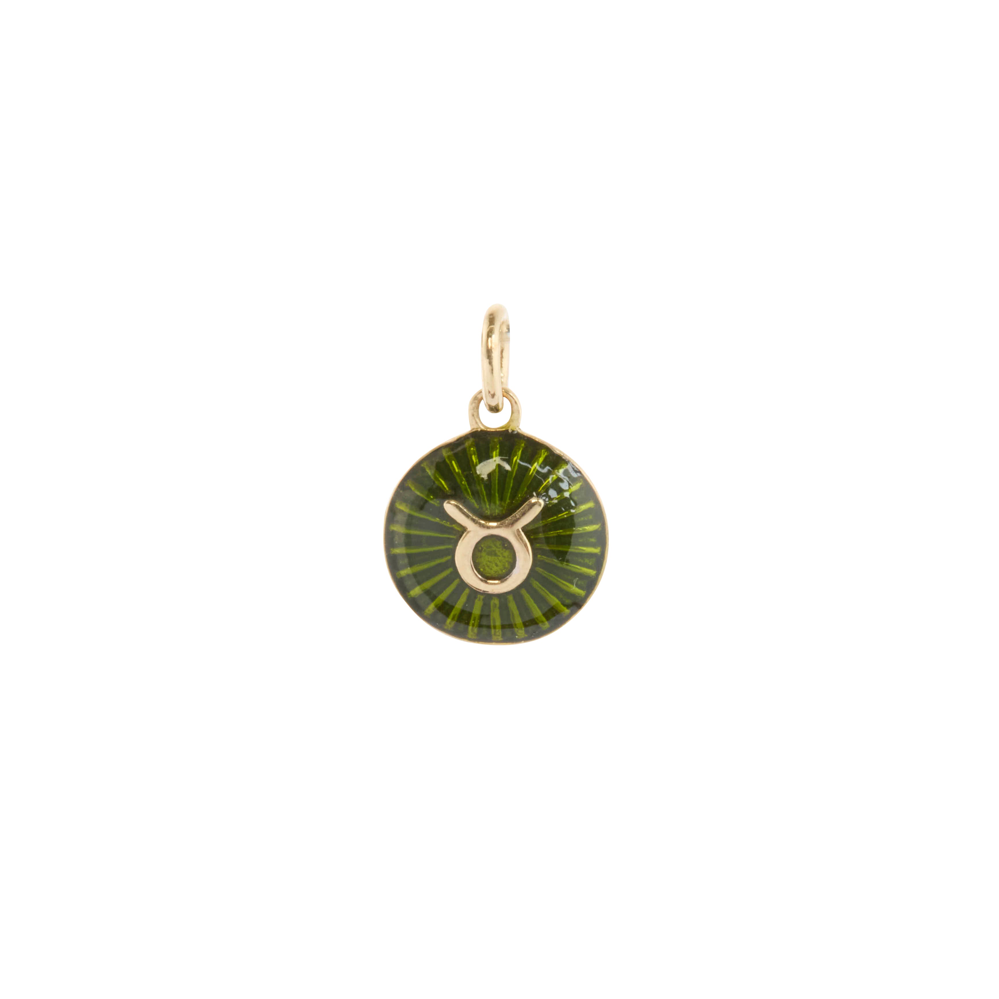 Olive Taurus Charm