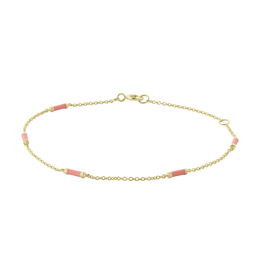 Trouver Coral Bar Chain Bracelet - Bracelets - Broken English Jewelry