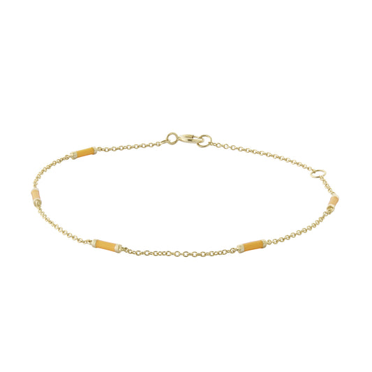 Marigold Bar Chain Bracelet - Main Img