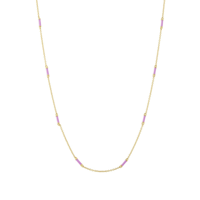 Trouver 16" Peony Bar Chain Necklace - Necklaces - Broken English Jewelry