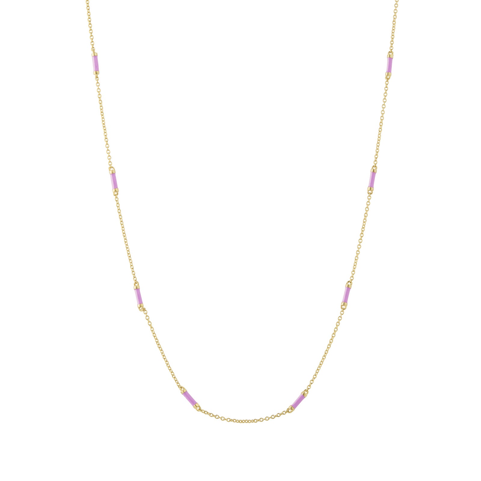 Trouver 18" Peony Bar Chain Necklace - Necklaces - Broken English Jewelry