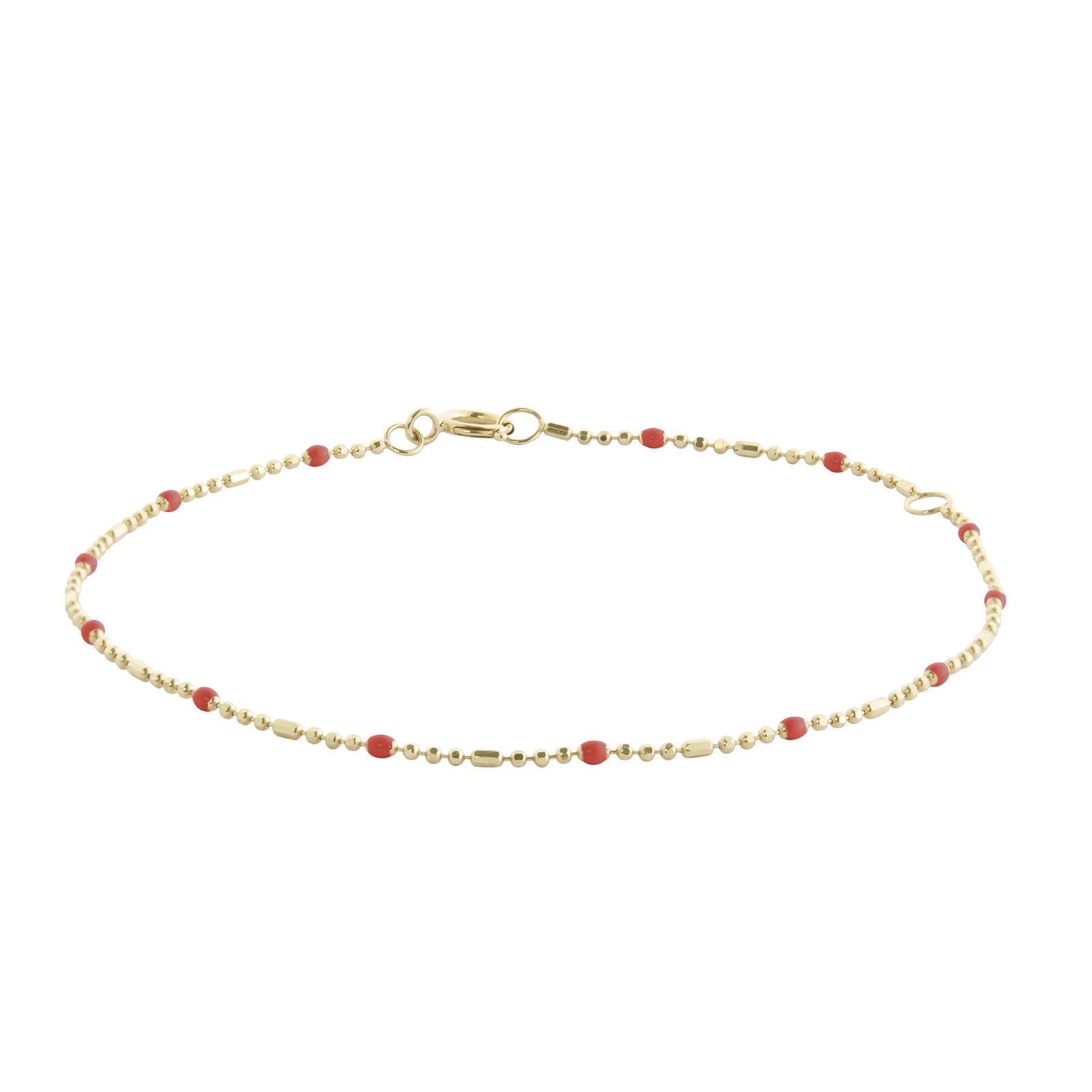 Trouver Apple Dot Ball Chain Bracelet - Bracelets - Broken English Jewelry