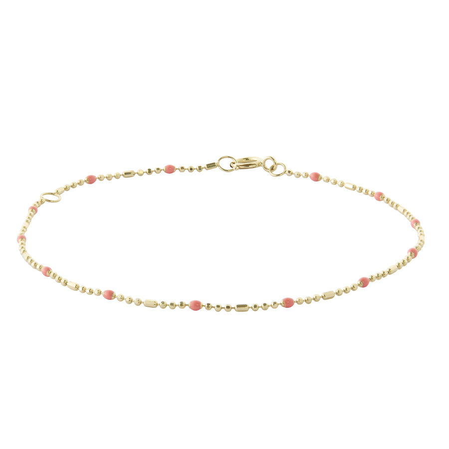 Trouver Coral Dot Ball Chain Bracelet - Bracelets - Broken English Jewelry