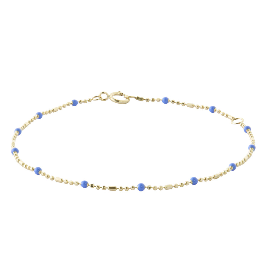 Trouver Lapis Dot Ball Chain Bracelet - Bracelets - Broken English Jewelry