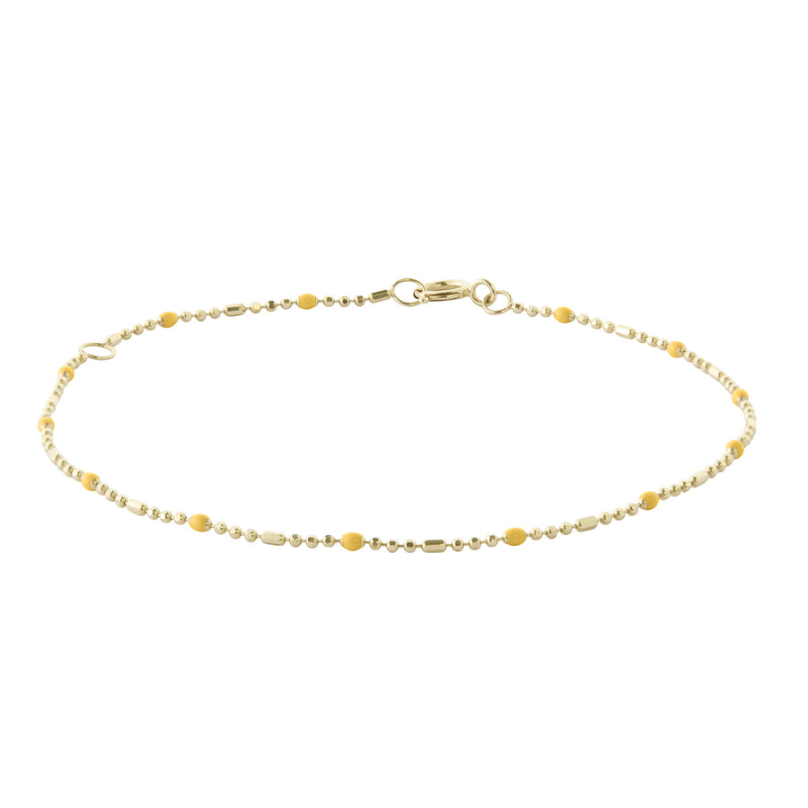 Trouver Marigold Dot Ball Chain Bracelet - Bracelets - Broken English Jewelry