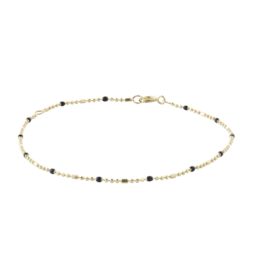Trouver Onyx Dot Ball Chain Bracelet - Bracelets - Broken English Jewelry