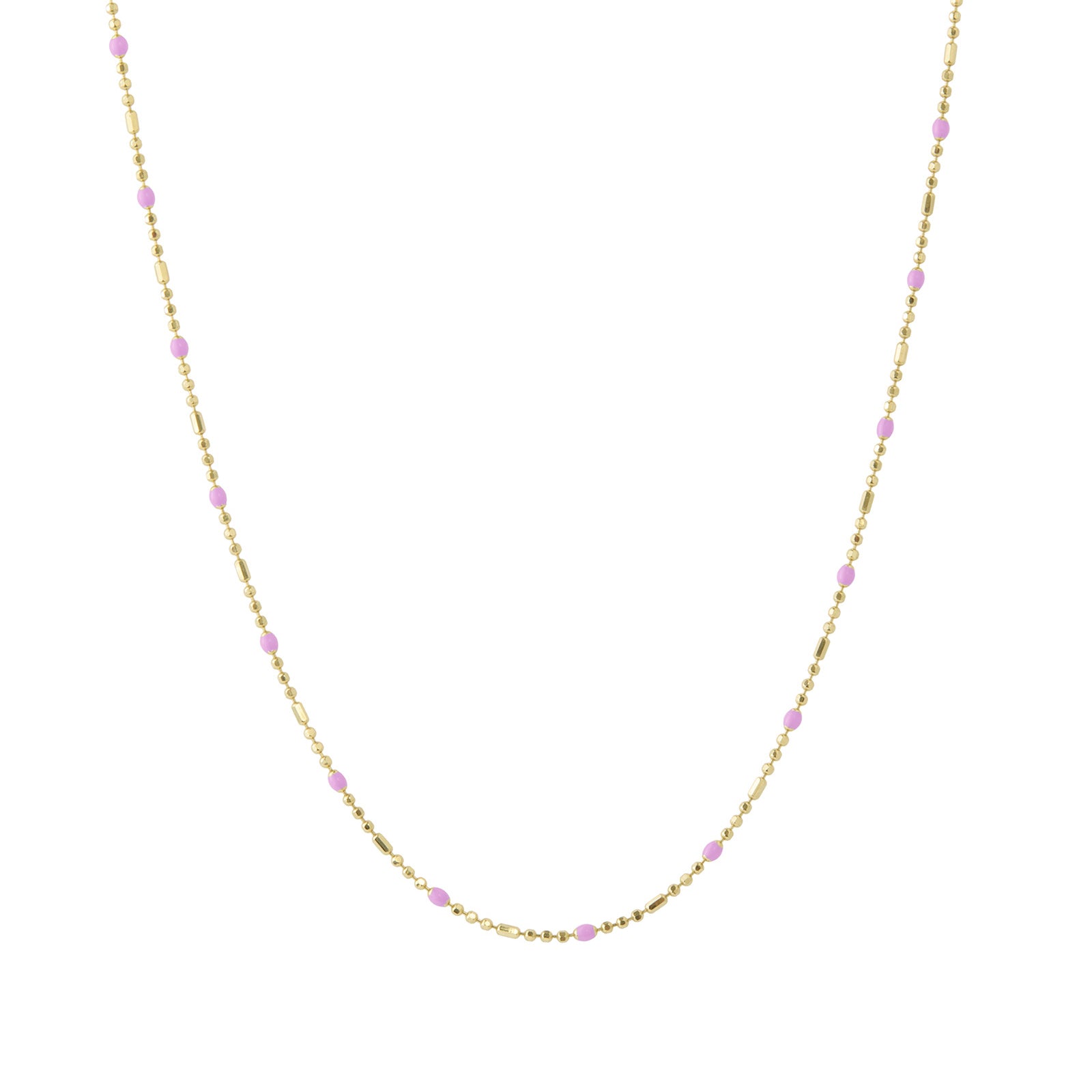 Trouver 16" Peony Dot Ball Chain Necklace - Necklaces - Broken English Jewelry