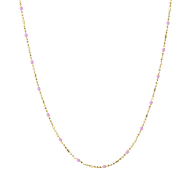 Trouver 16" Peony Dot Ball Chain Necklace - Necklaces - Broken English Jewelry