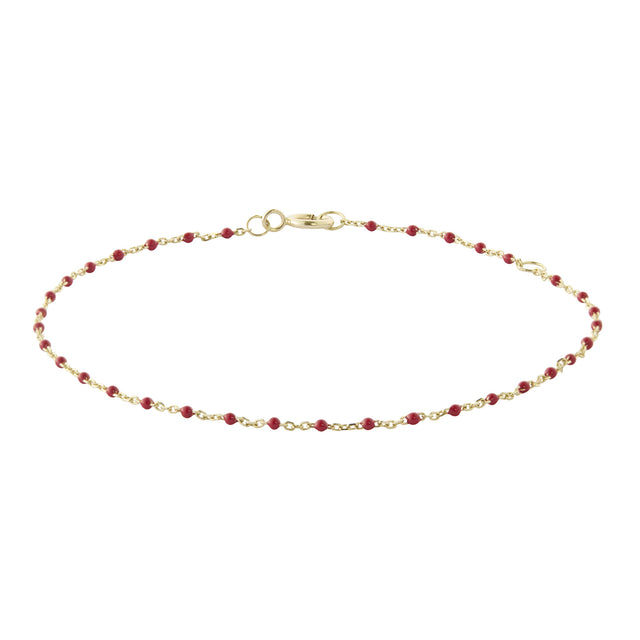 Trouver Apple Tiny Dot Chain Bracelet - Bracelets - Broken English Jewelry