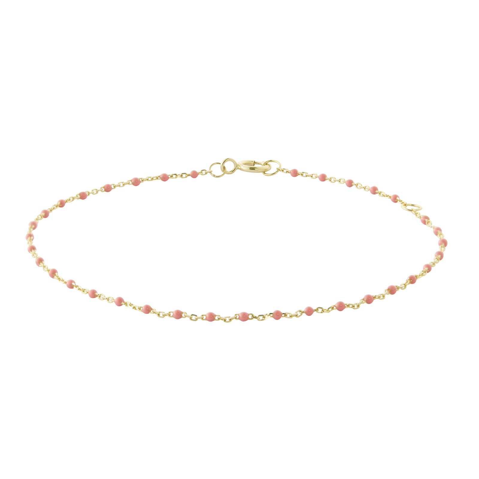 Trouver Coral Tiny Dot Chain Bracelet - Bracelets - Broken English Jewelry