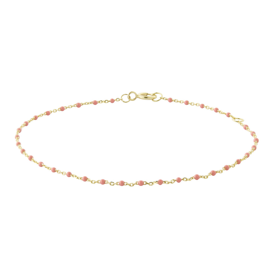 Trouver Coral Tiny Dot Chain Bracelet - Bracelets - Broken English Jewelry