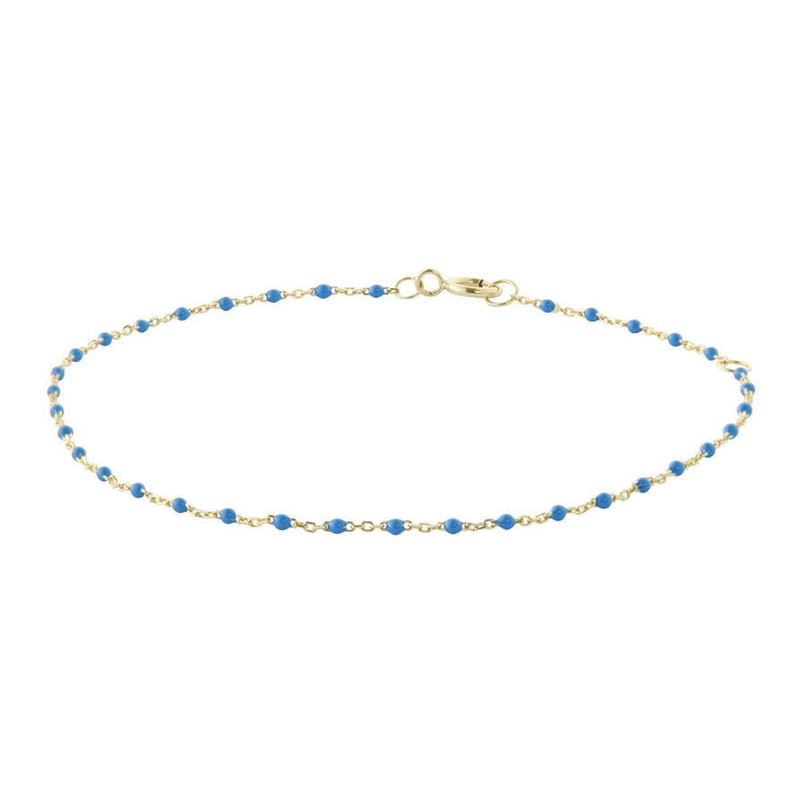 Trouver Lapis Tiny Dot Chain Bracelet - Bracelets - Broken English Jewelry
