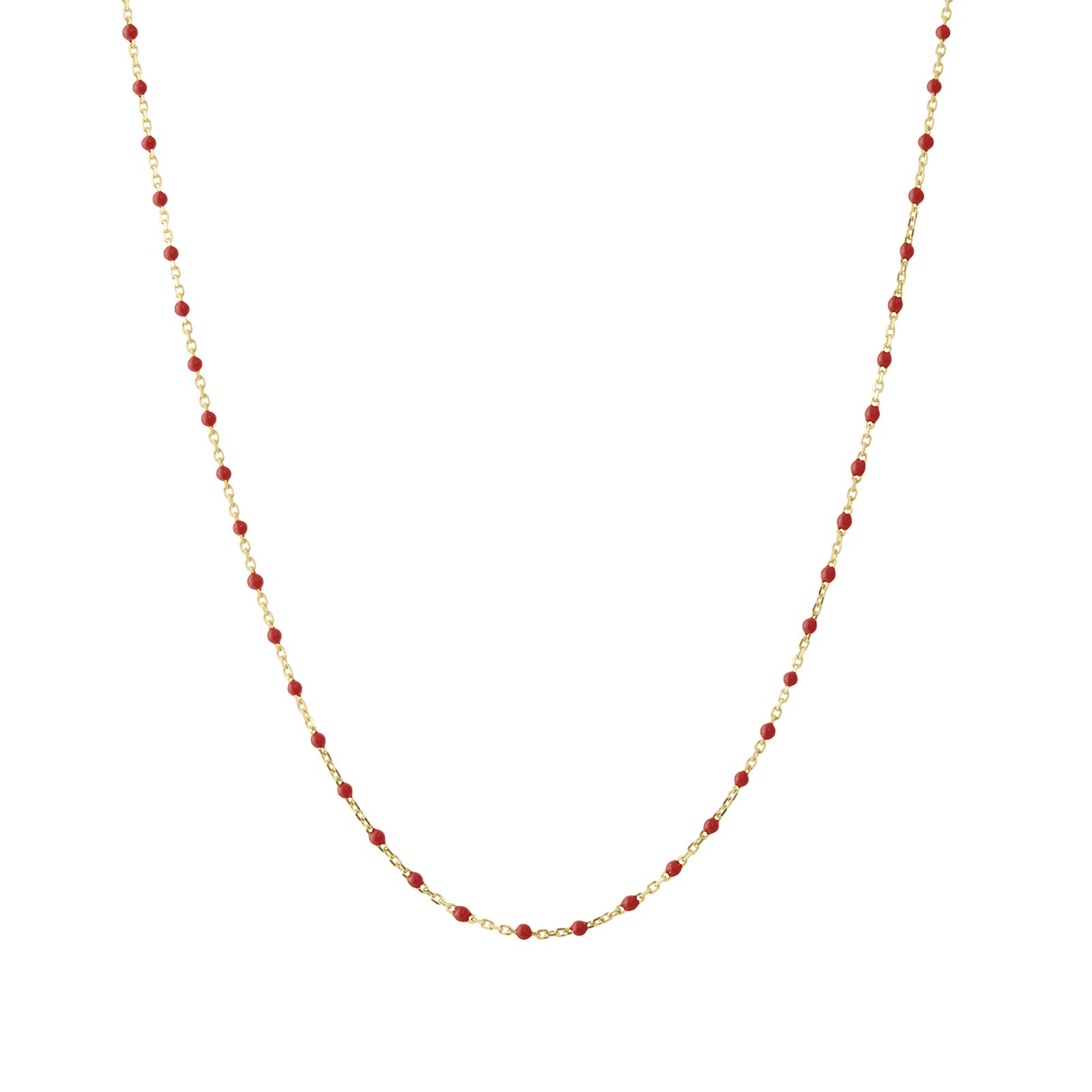 Trouver 16" Apple Tiny Dot Chain Necklace - Necklaces - Broken English Jewelry