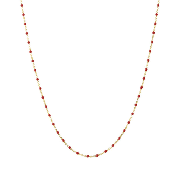 Trouver 16" Apple Tiny Dot Chain Necklace - Necklaces - Broken English Jewelry