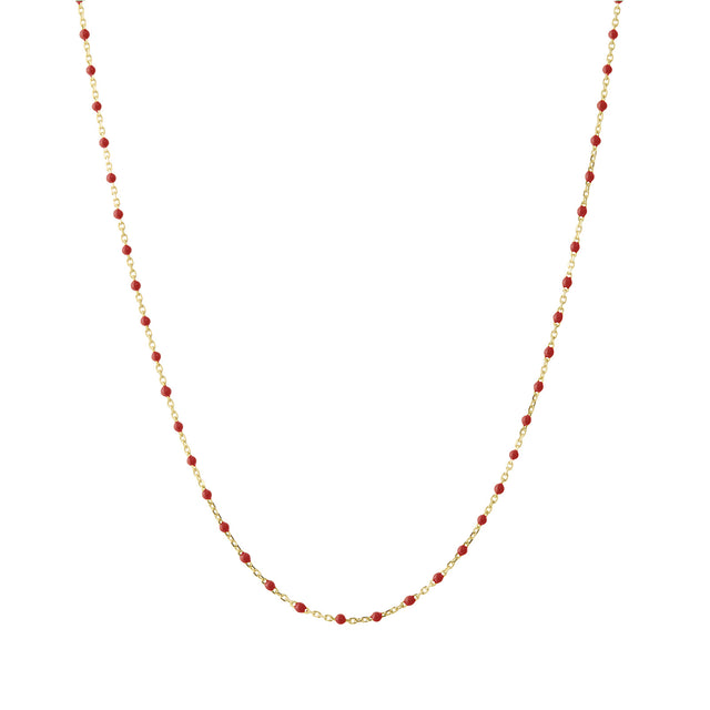 Trouver 18" Apple Tiny Dot Chain Necklace - Necklaces - Broken English Jewelry