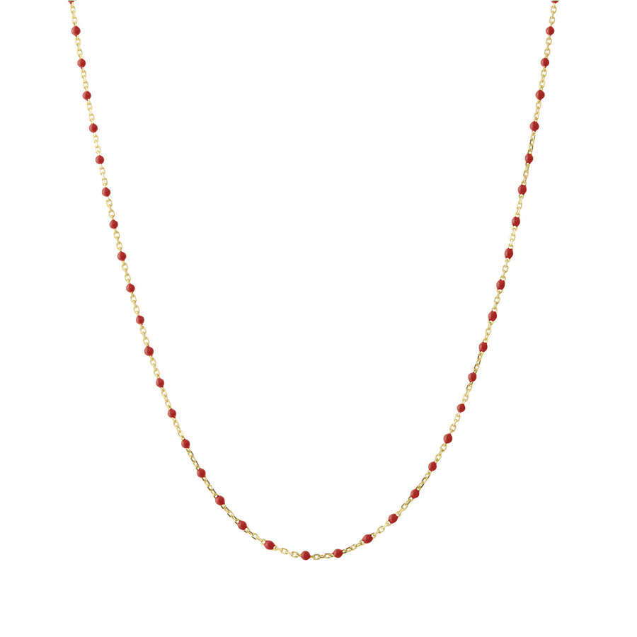 Trouver 18" Apple Tiny Dot Chain Necklace - Necklaces - Broken English Jewelry