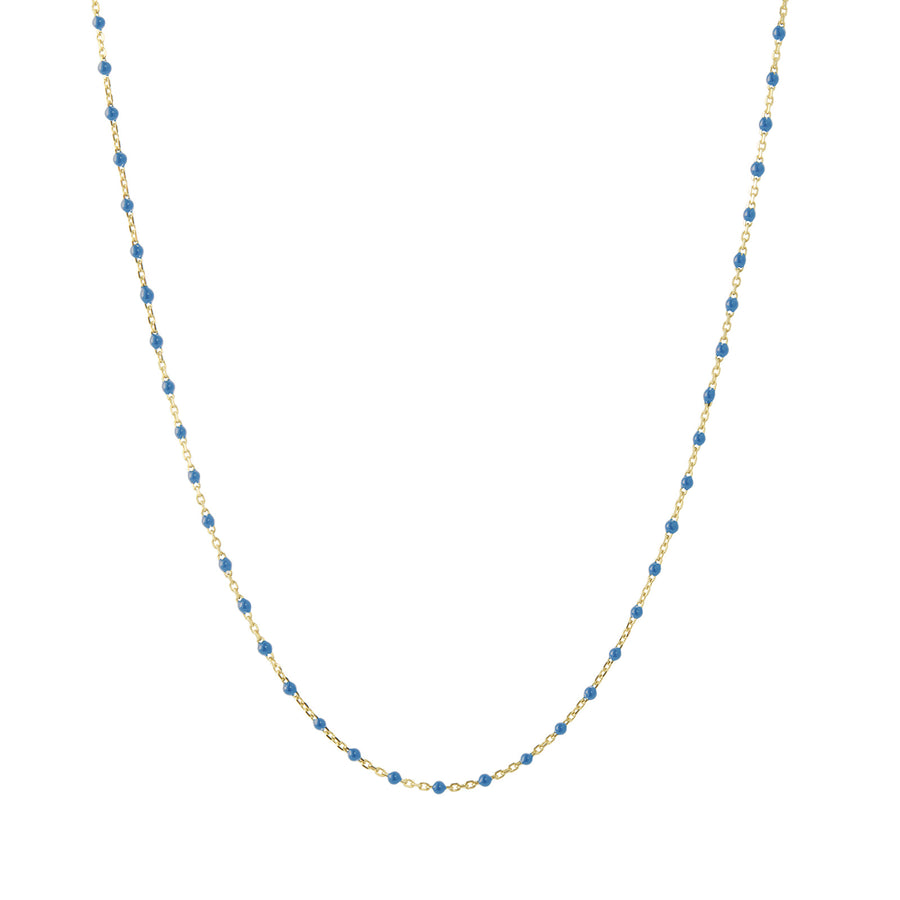 Trouver 18" Lapis Tiny Dot Chain Necklace - Necklaces - Broken English Jewelry