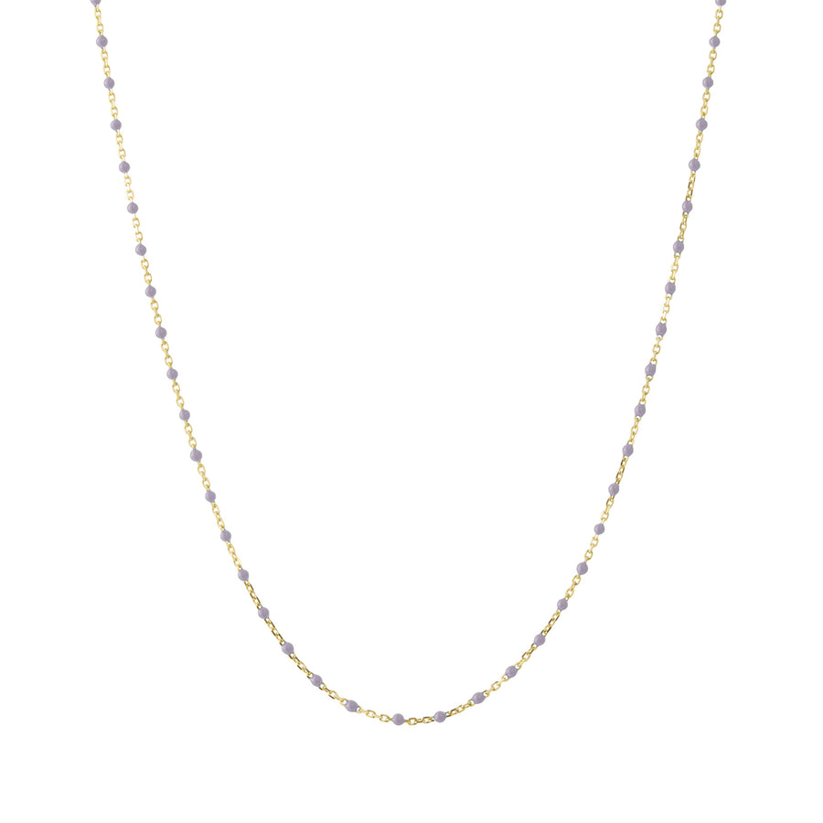 Trouver 18" Lavender Tiny Dot Chain Necklace - Necklaces - Broken English Jewelry