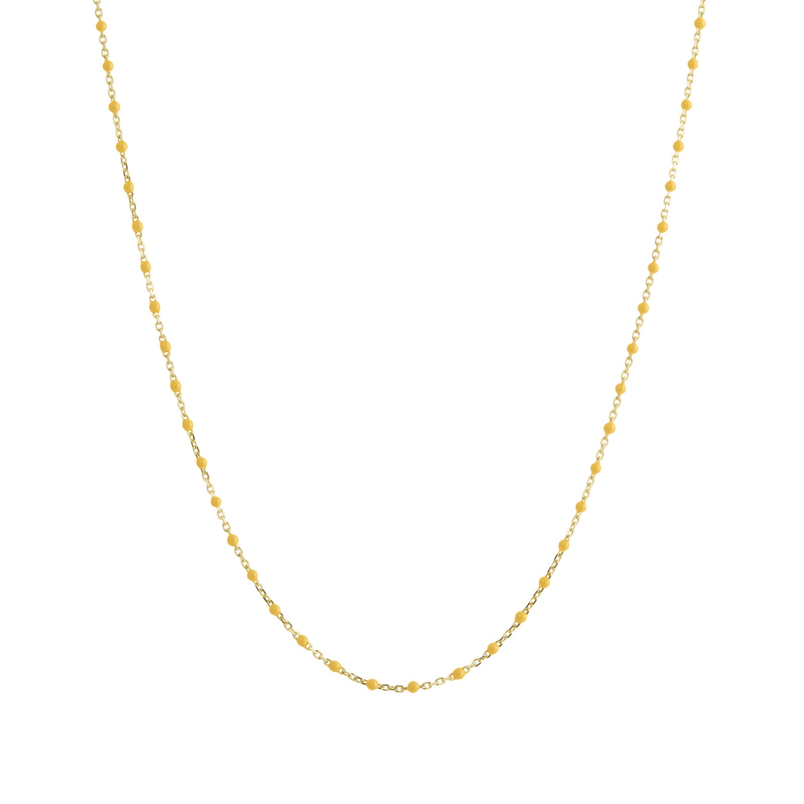 Trouver 16" Marigold Tiny Dot Chain Necklace - Necklaces - Broken English Jewelry