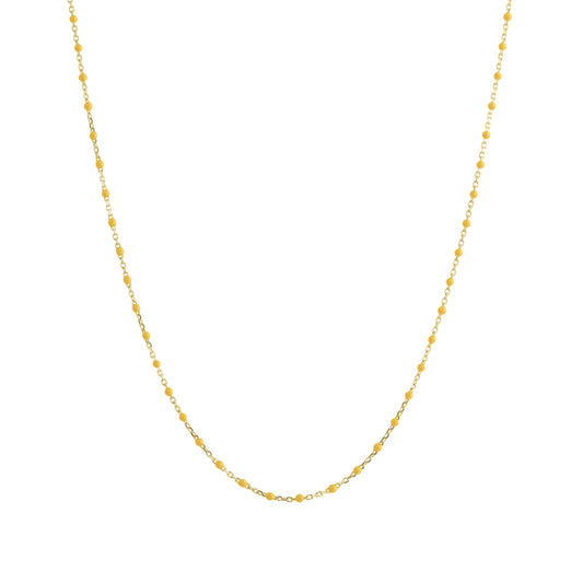 16" Marigold Tiny Dot Chain Necklace - Main Img