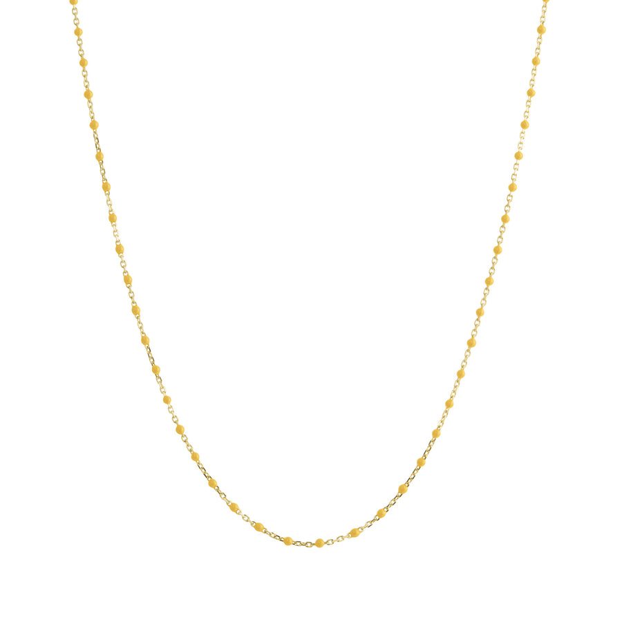 Trouver 18" Marigold Tiny Dot Chain Necklace - Necklaces - Broken English Jewelry
