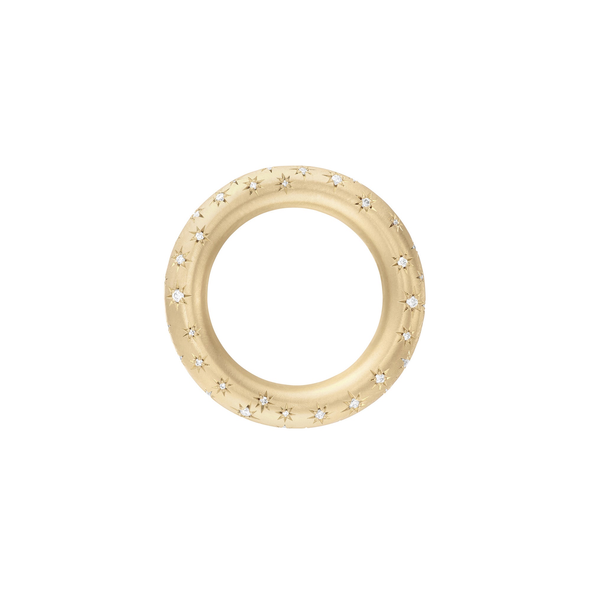 Diamond Among the Stars Star Band Ring