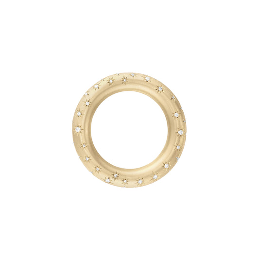 Diamond Among the Stars Star Band Ring