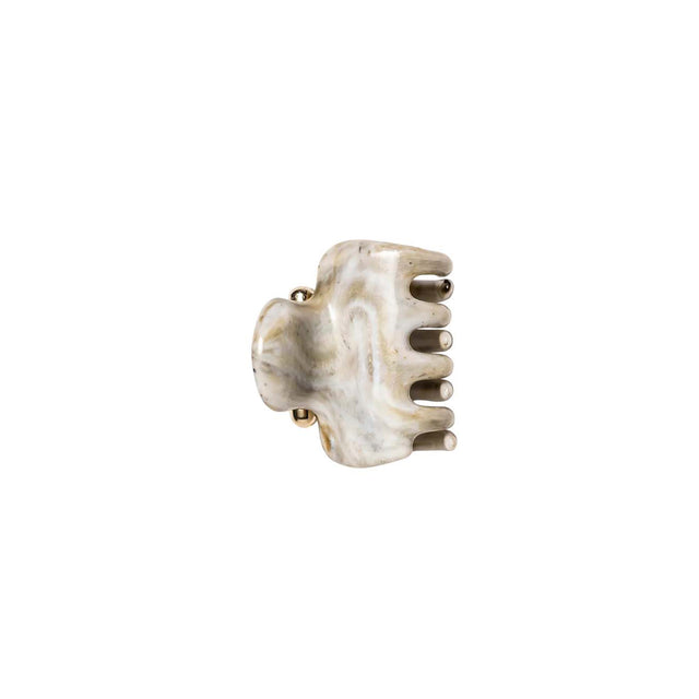 1.5" Claw Clip - Green Marble