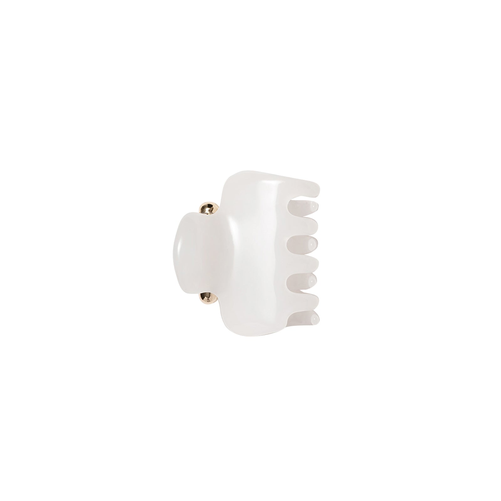 UNDO 1.5 Claw Clip - Milkglass, side view