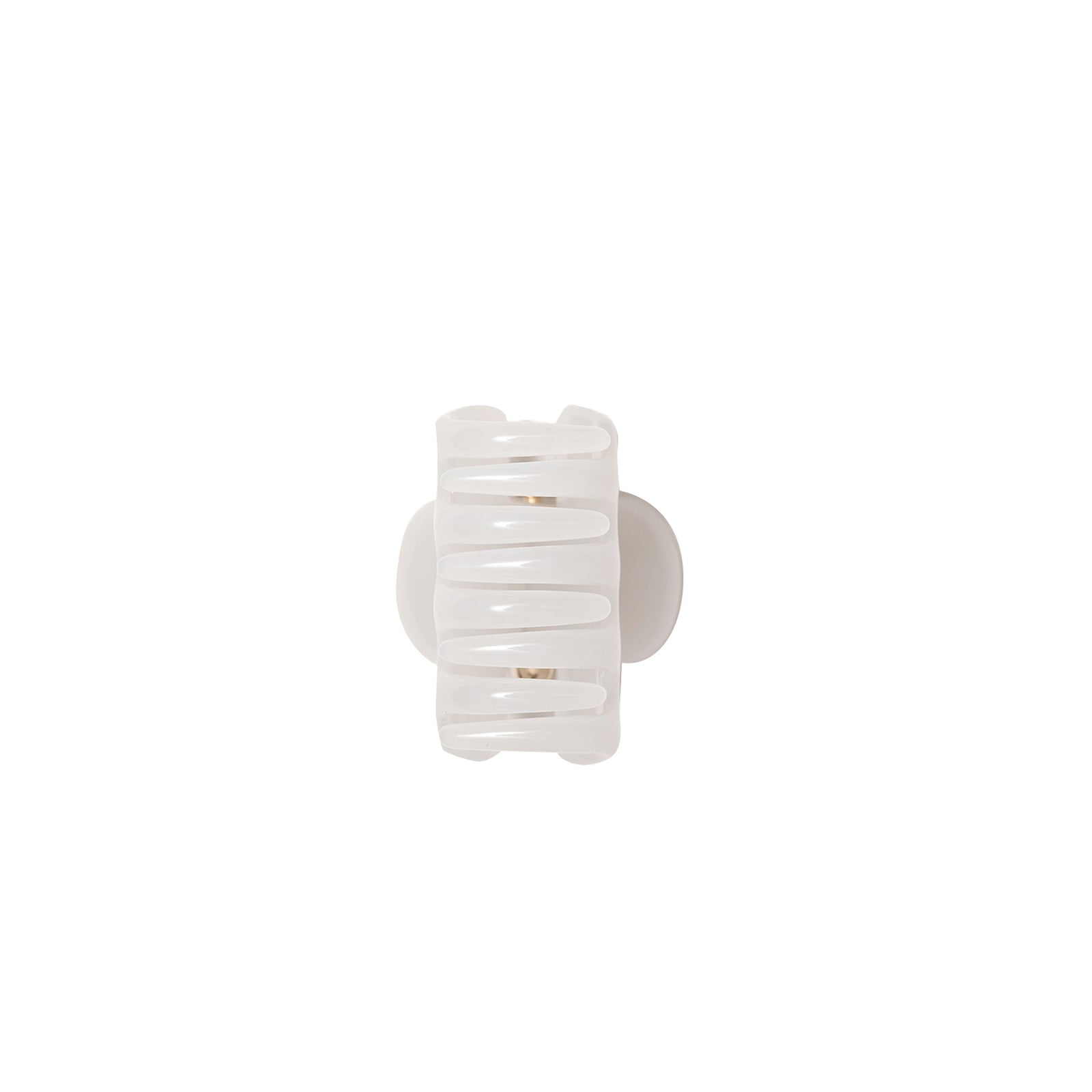 UNDO 1.5 Claw Clip - Milkglass, bottom view