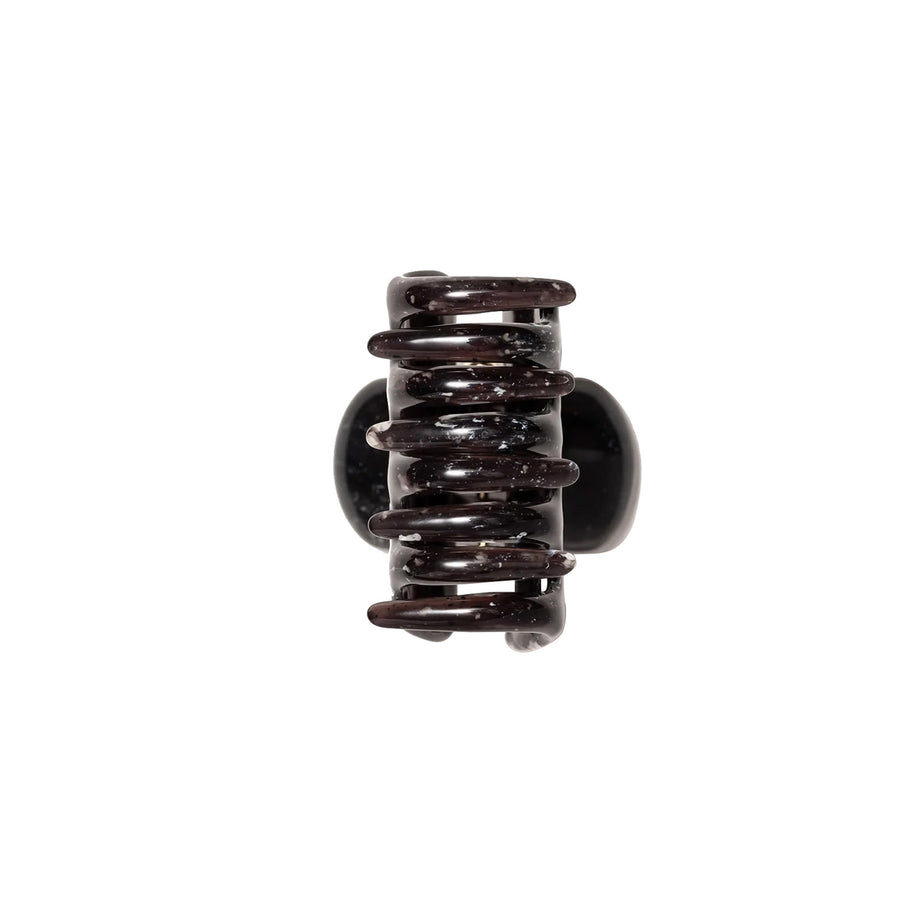 UNDO 2" Claw Clip - Black Marble - Accessories - Broken English Jewelry bottom view