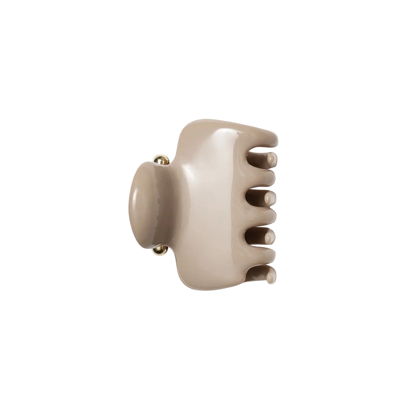 UNDO 2" Claw Clip - Mushroom - Accessories - Broken English Jewelry side view