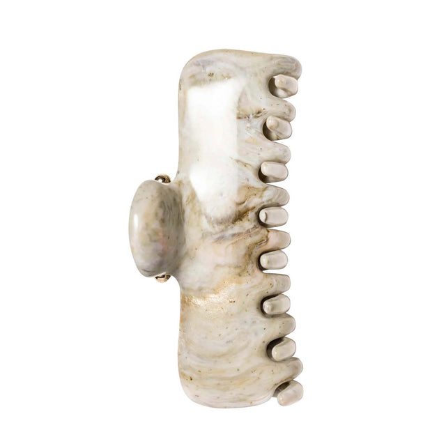4" Claw Clip - Green Marble