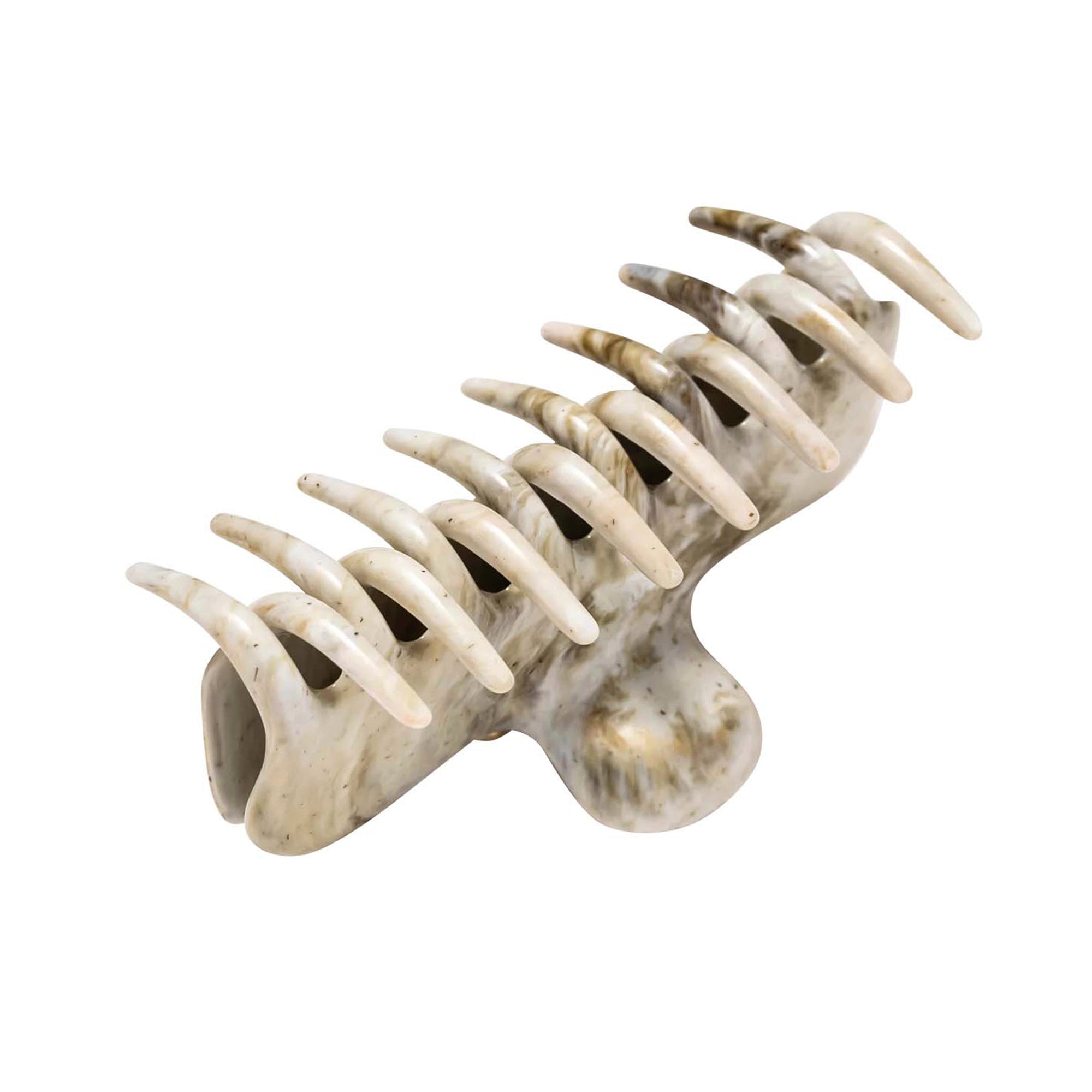 4" Claw Clip - Green Marble