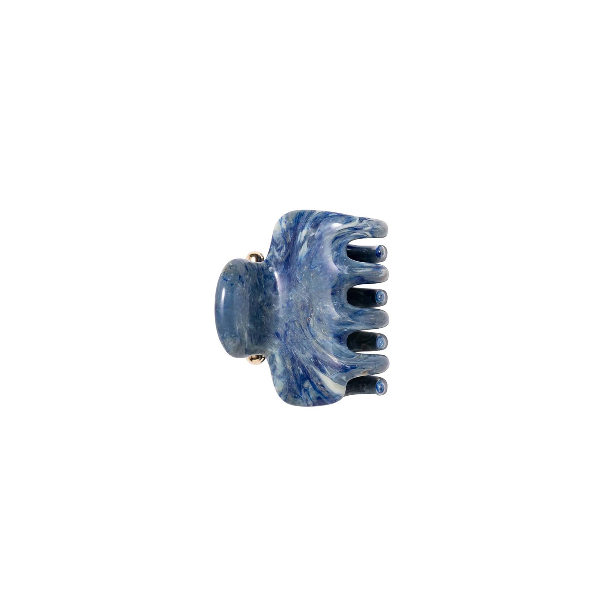1.5" Claw Clip - Blue Marble