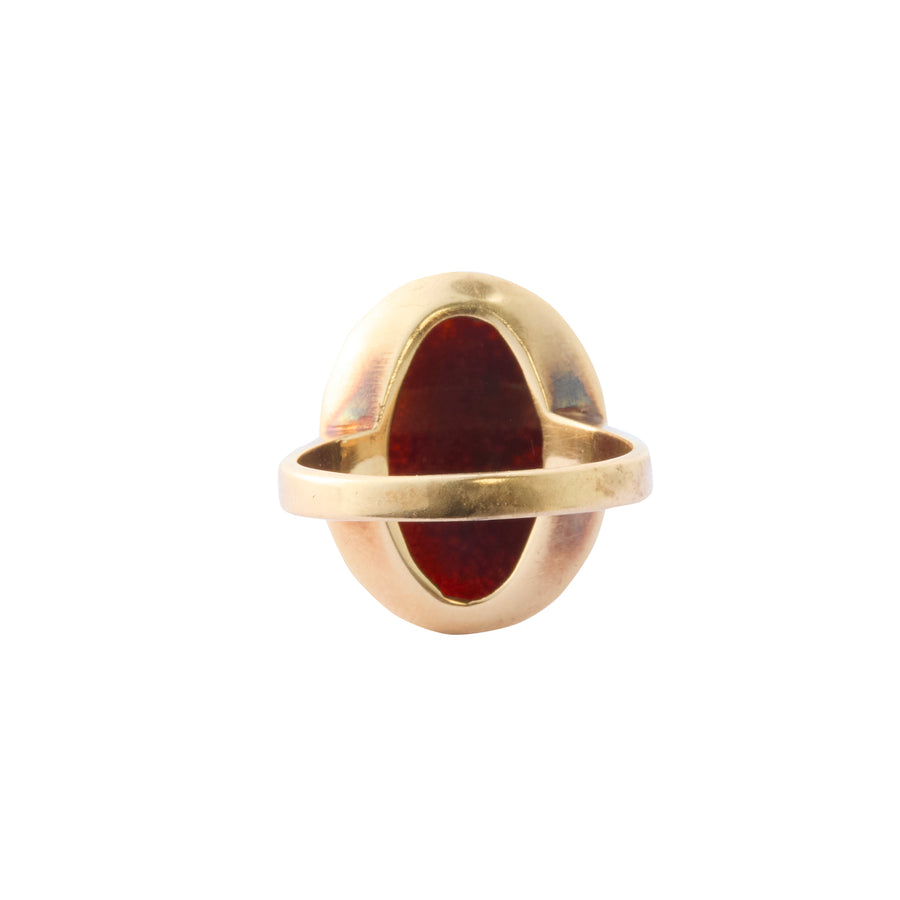 Agate Roman Goddess Cameo Ring