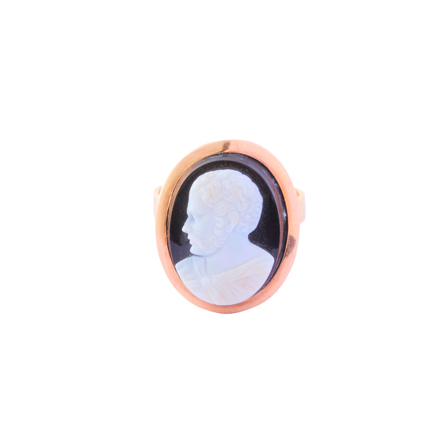 Onyx Gentleman Cameo Ring