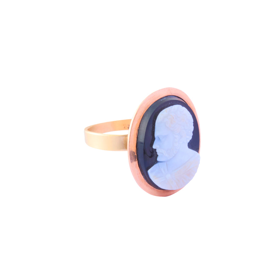 Onyx Gentleman Cameo Ring