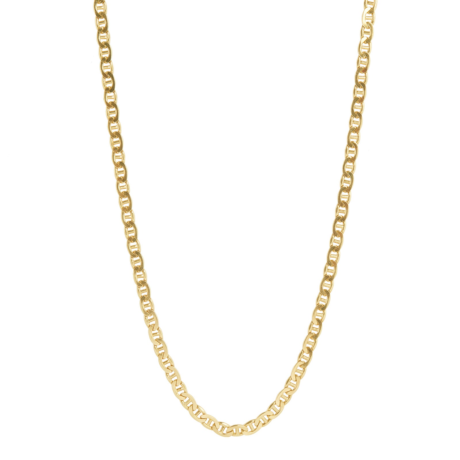 Antique & Vintage Jewelry 31" Mariner Link Chain - Necklaces - Broken English Jewelry