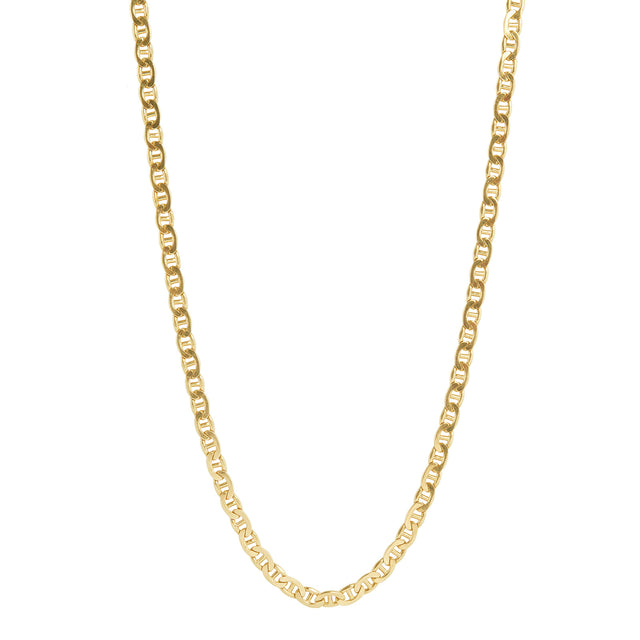 Antique & Vintage Jewelry 31" Mariner Link Chain - Necklaces - Broken English Jewelry
