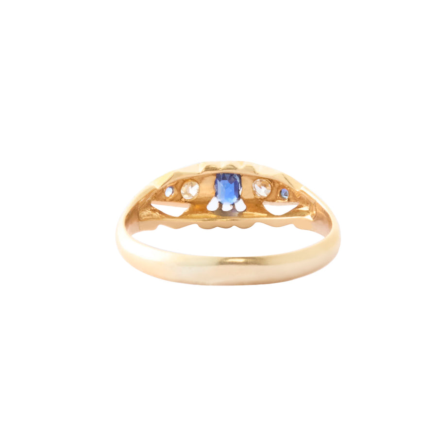 Sapphire and Diamond Ring