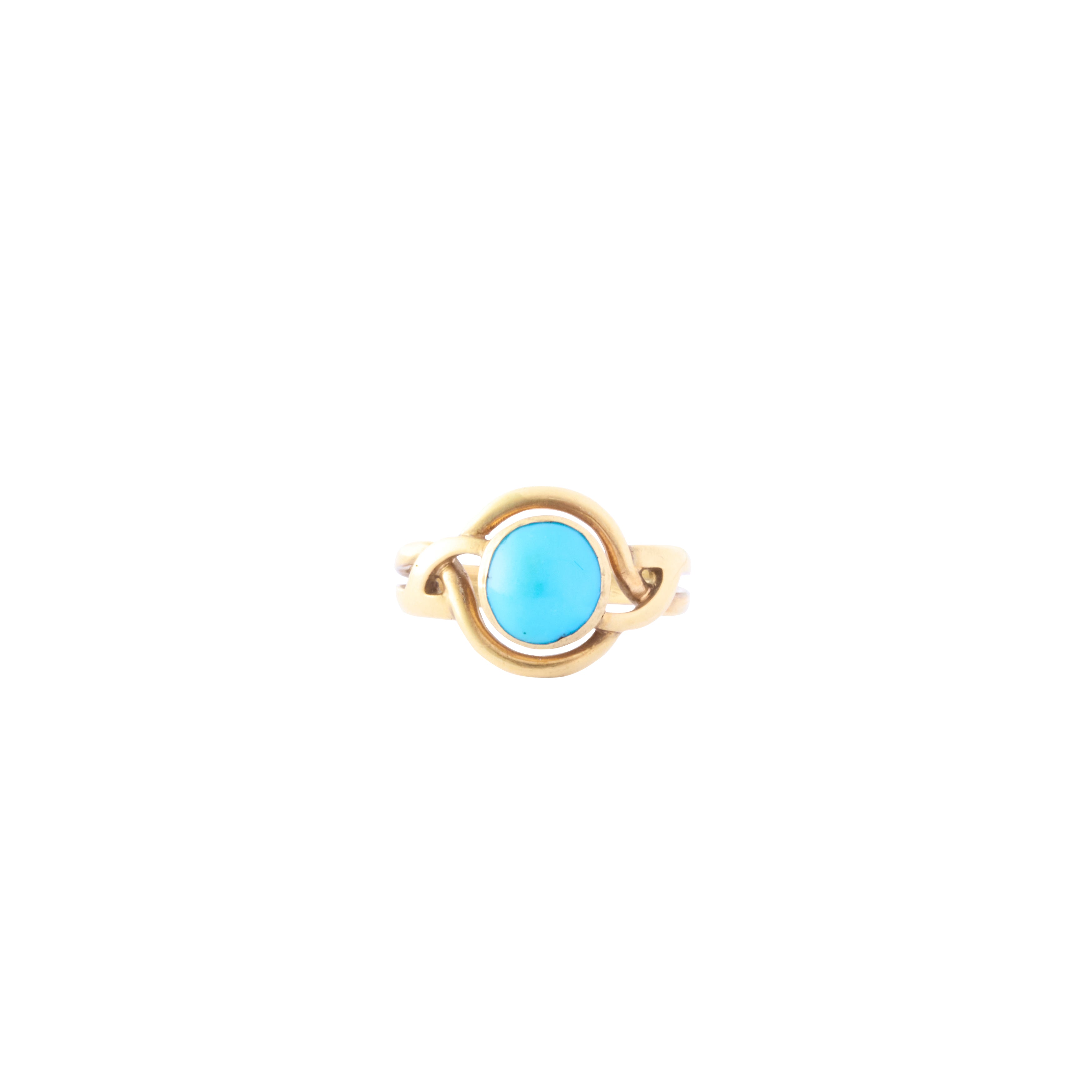 Turquoise Art Nouveau Ring
