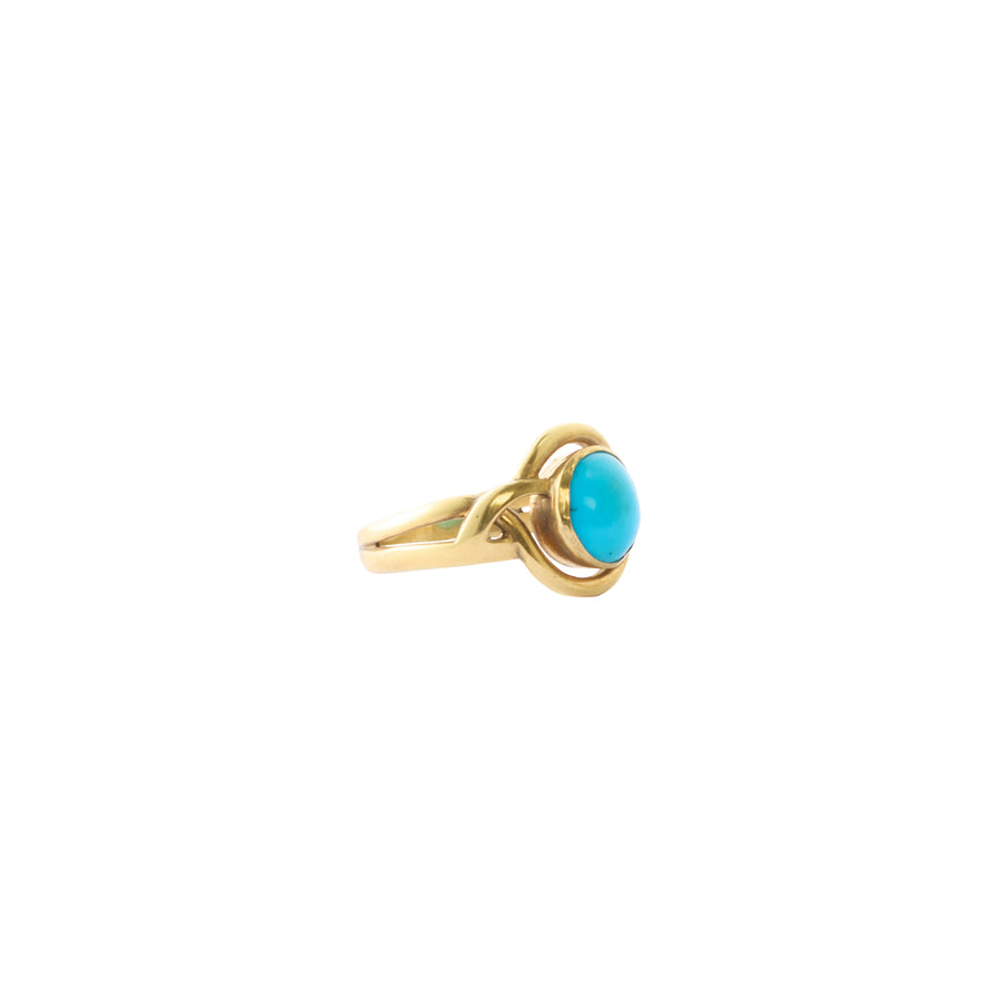 Turquoise Art Nouveau Ring