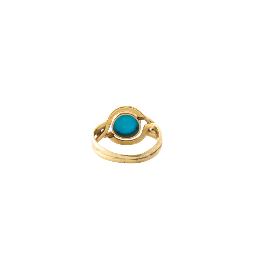 Turquoise Art Nouveau Ring