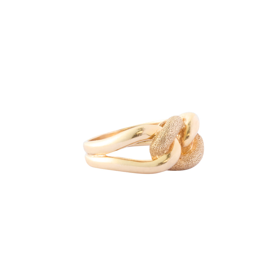 Textured Link Dankner Ring