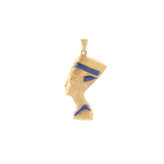 Nefertiti Pendant - Turquoise and Lapis